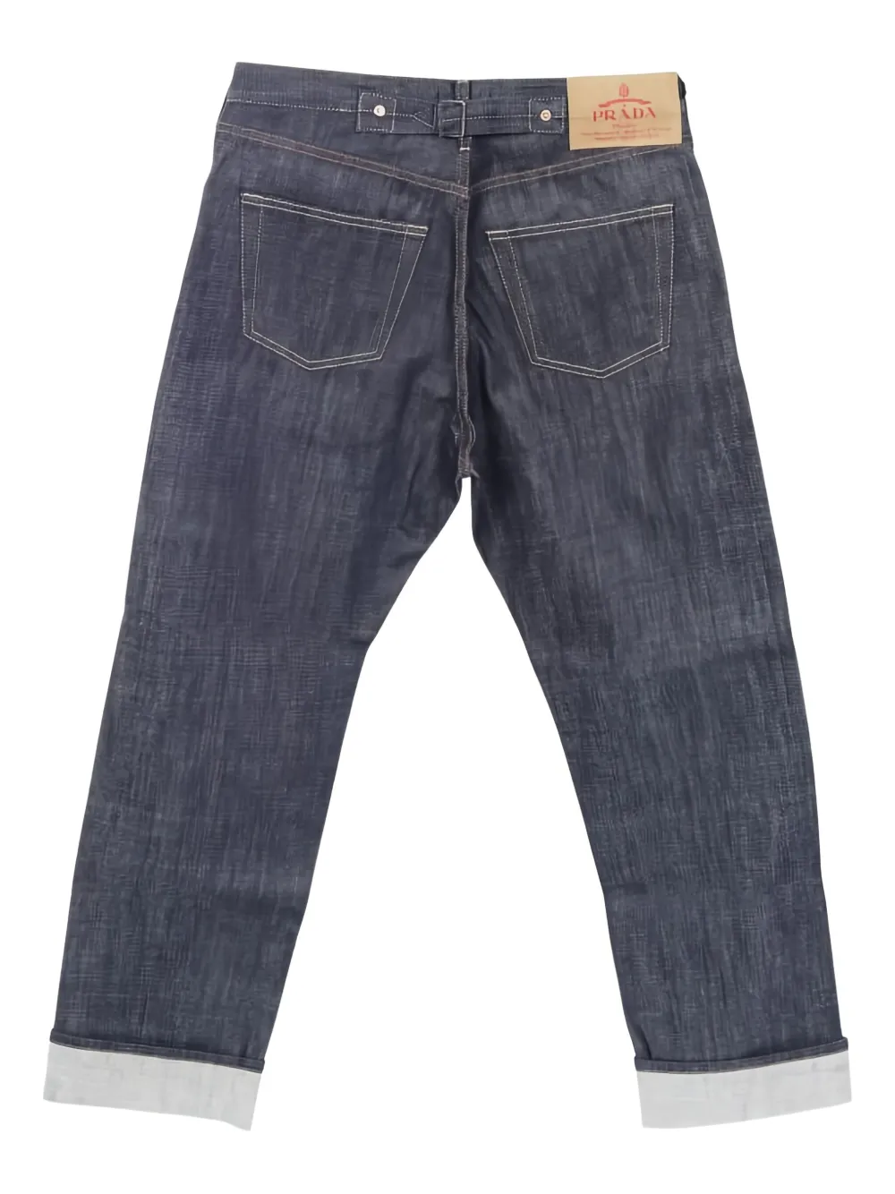 Prada Pre-Owned 2020s logo-patch jeans | Image 2