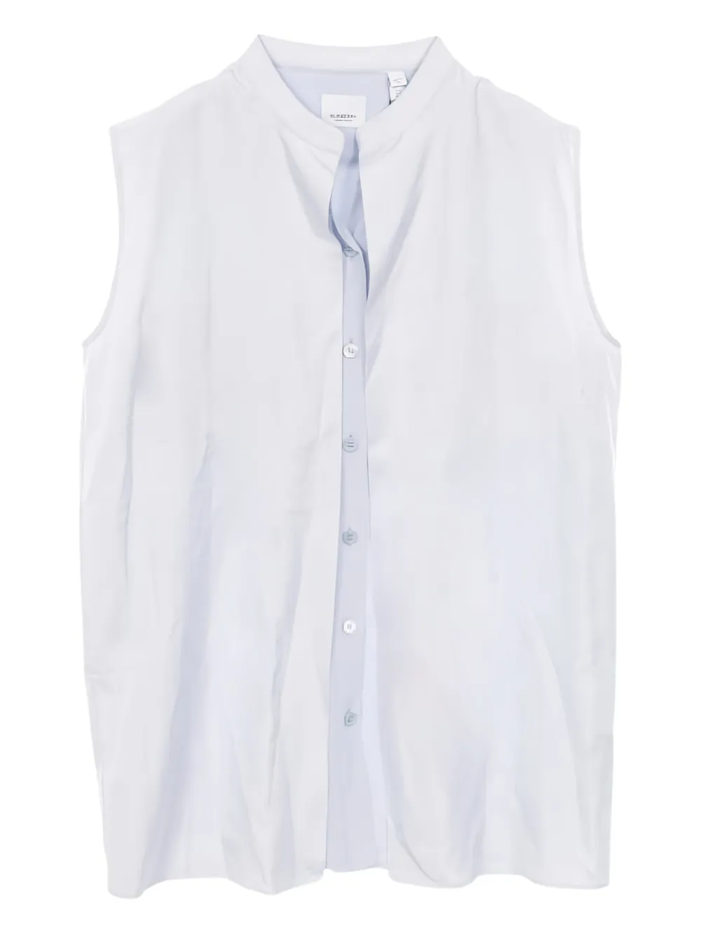 Burberry Pre-Owned layered sleeveless shirt | Blue | Image 1