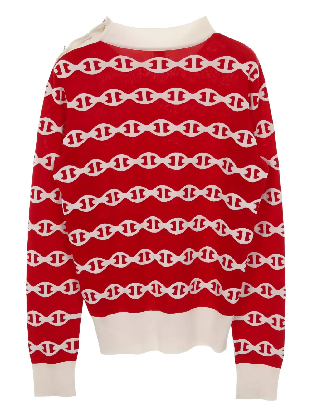 Hermès Pre-Owned 2010s Chaîne d'Ancre-patterned sweater | Image 2