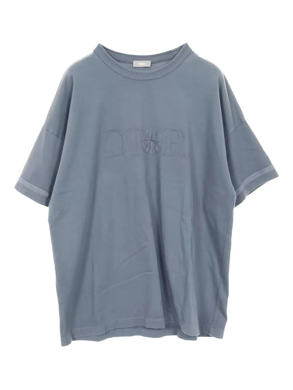 Christian Dior Pre-Owned 2010s embroidered T-shirt | Blue | Image 1