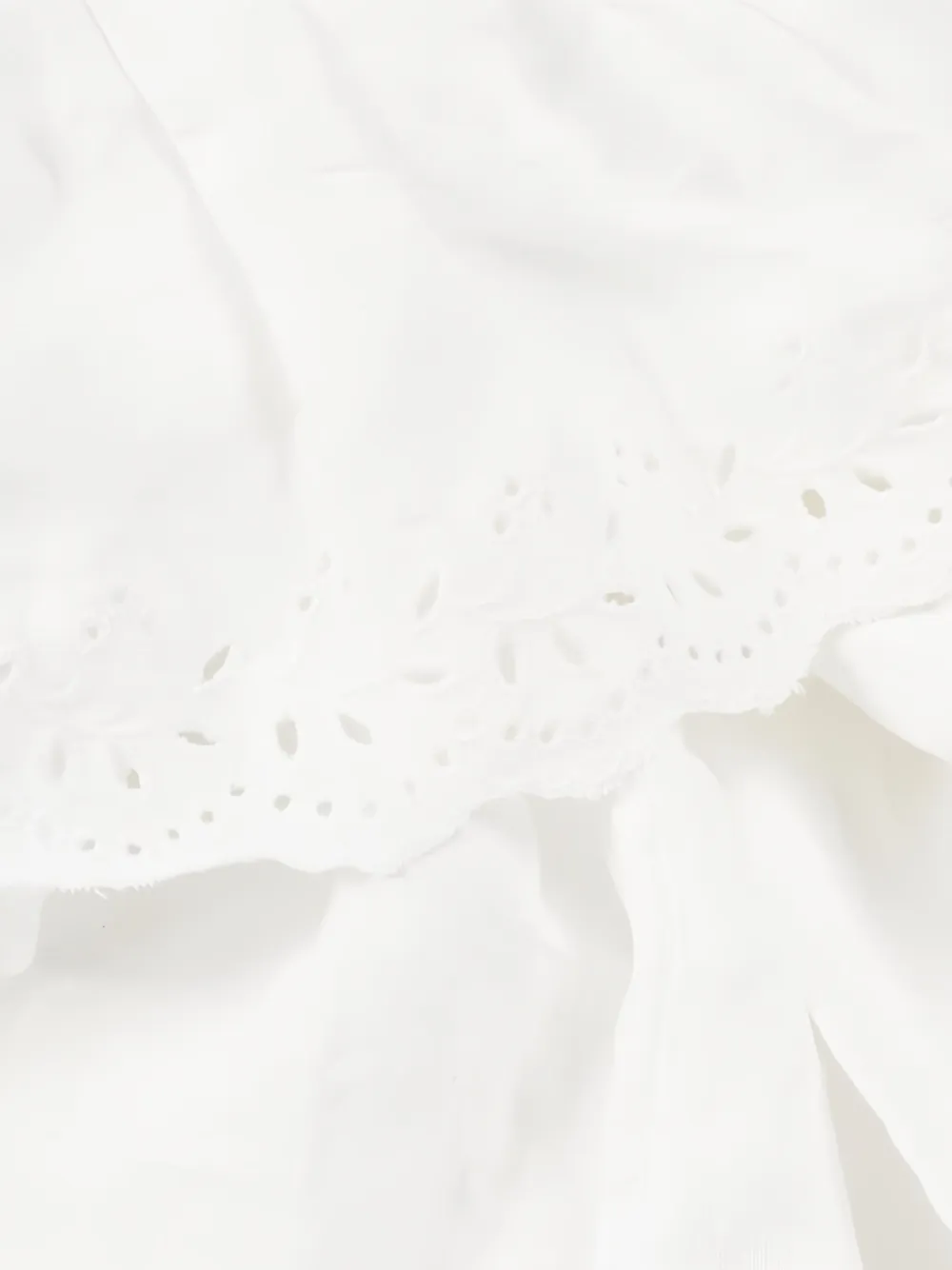Pre-owned Celine 2010s Ruffled Blouse In White