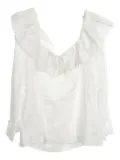 Celine Pre-Owned 2010s ruffled blouse - White