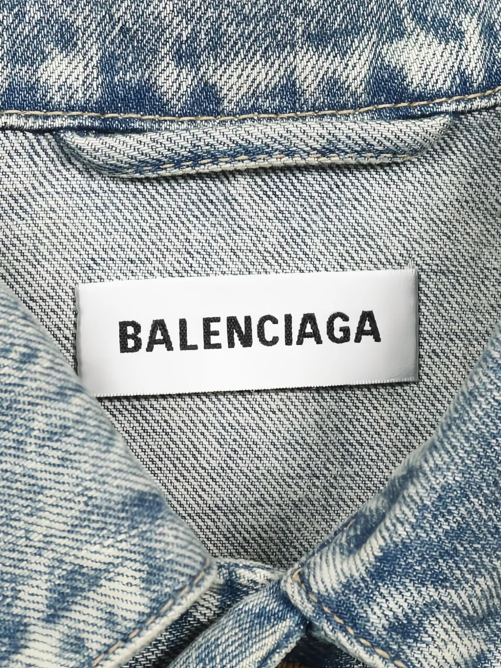 Pre-owned Balenciaga 2010s Denim Jacket In Blue