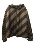 Fendi Pre-Owned 2020s Zucca-pattern hooded jacket - Brown