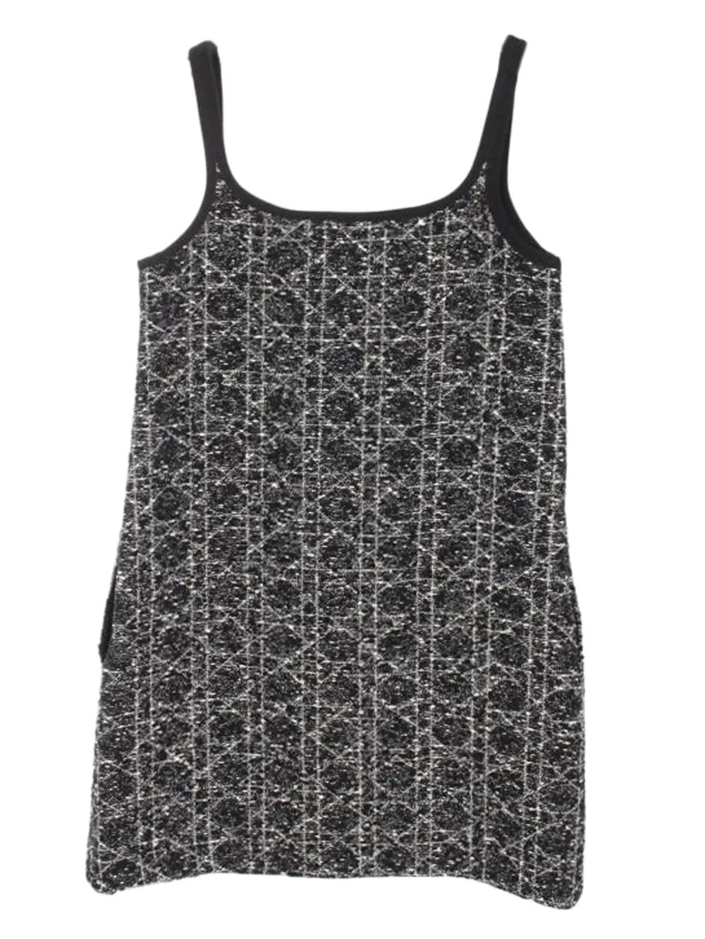Christian Dior Pre-Owned 2010s Cannage jurk - Zwart