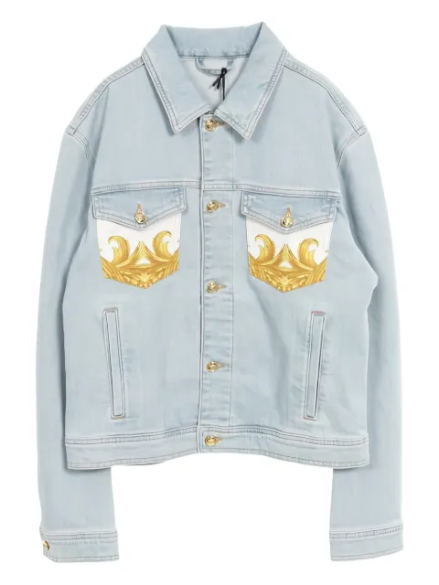 Versace Pre-Owned 2010s pocket denim jacket