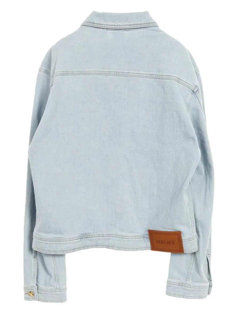 Versace Pre-Owned 2010s pocket denim jacket | Image 2
