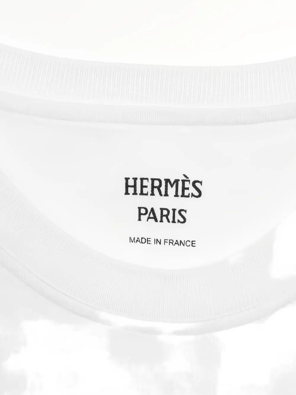 Pre-owned Hermes Chevalo Scope Embroidered T-shirt Dress In White
