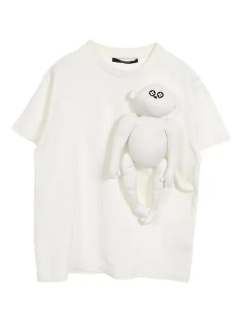 Louis Vuitton Pre-Owned 2020s monogram 3D monkey T-shirt