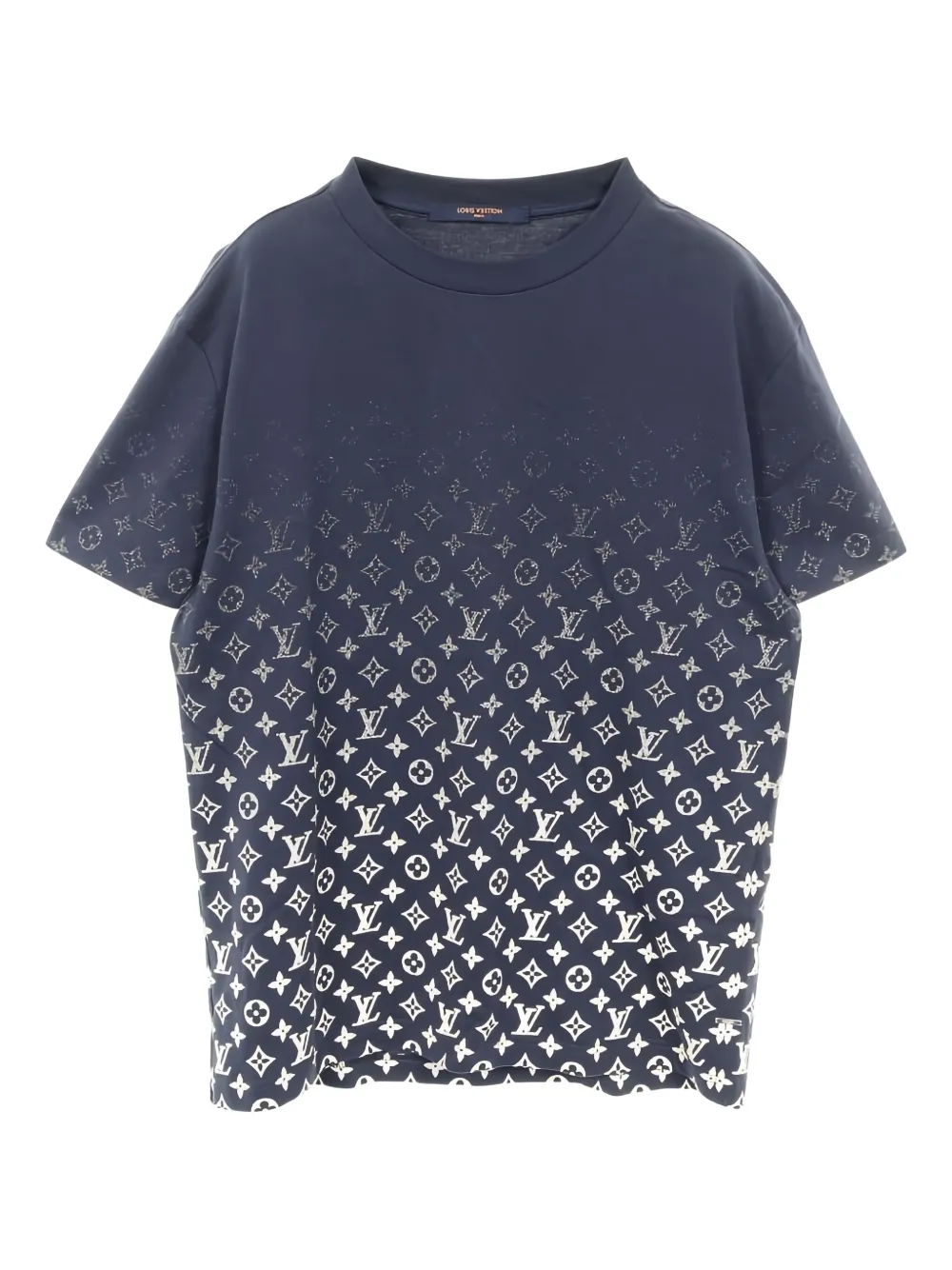 Louis Vuitton Pre-Owned monogram short-sleeve T-shirt | Blue | Image 1