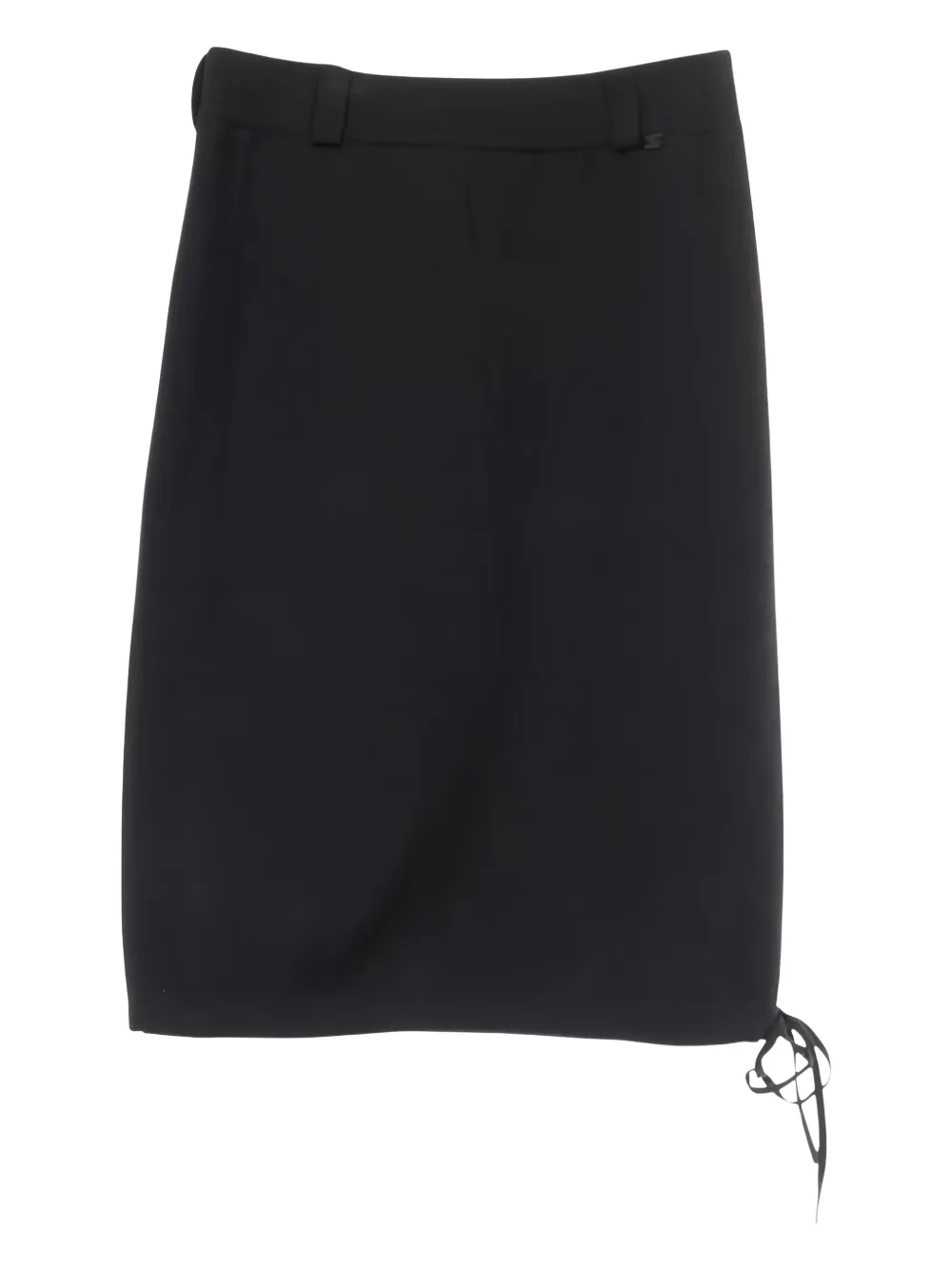 CHANEL Pre-Owned Gebreide rok - Zwart