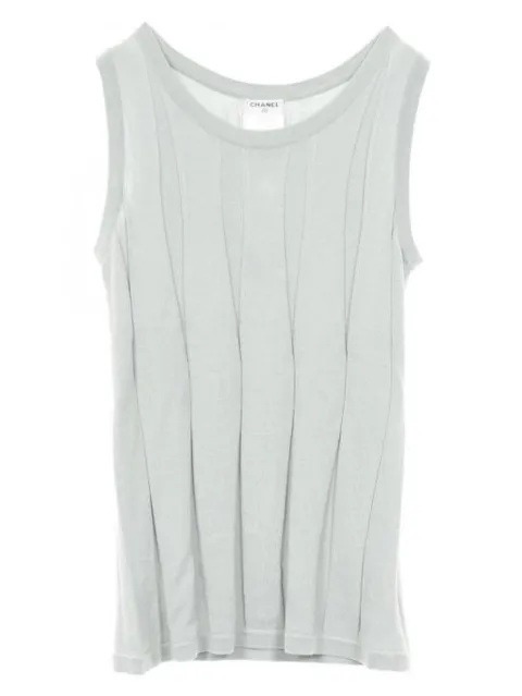 CHANEL Pre-Owned ribbed top