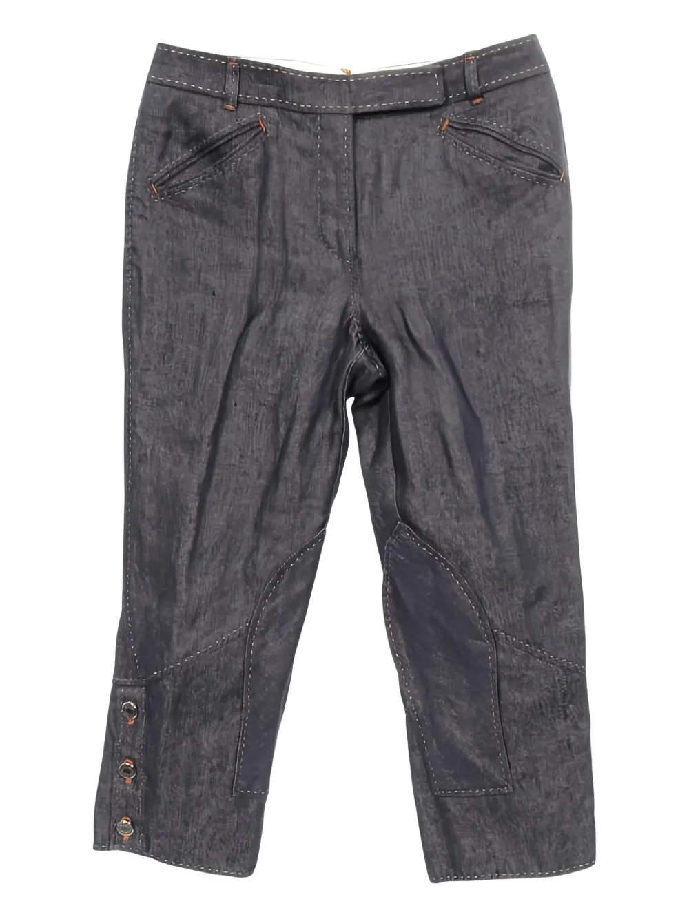 Pre-owned Hermes 2010s Cirque Molier Jeans In Blue
