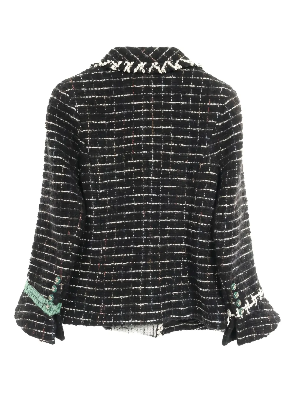 CHANEL Pre-Owned chamarra de tweed Coco Mark | Image 2