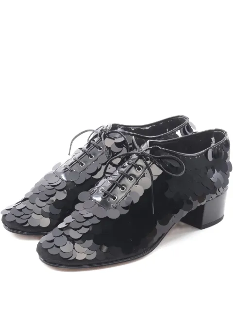 CHANEL Pre-Owned 1986-1988 40mm sequin shoes