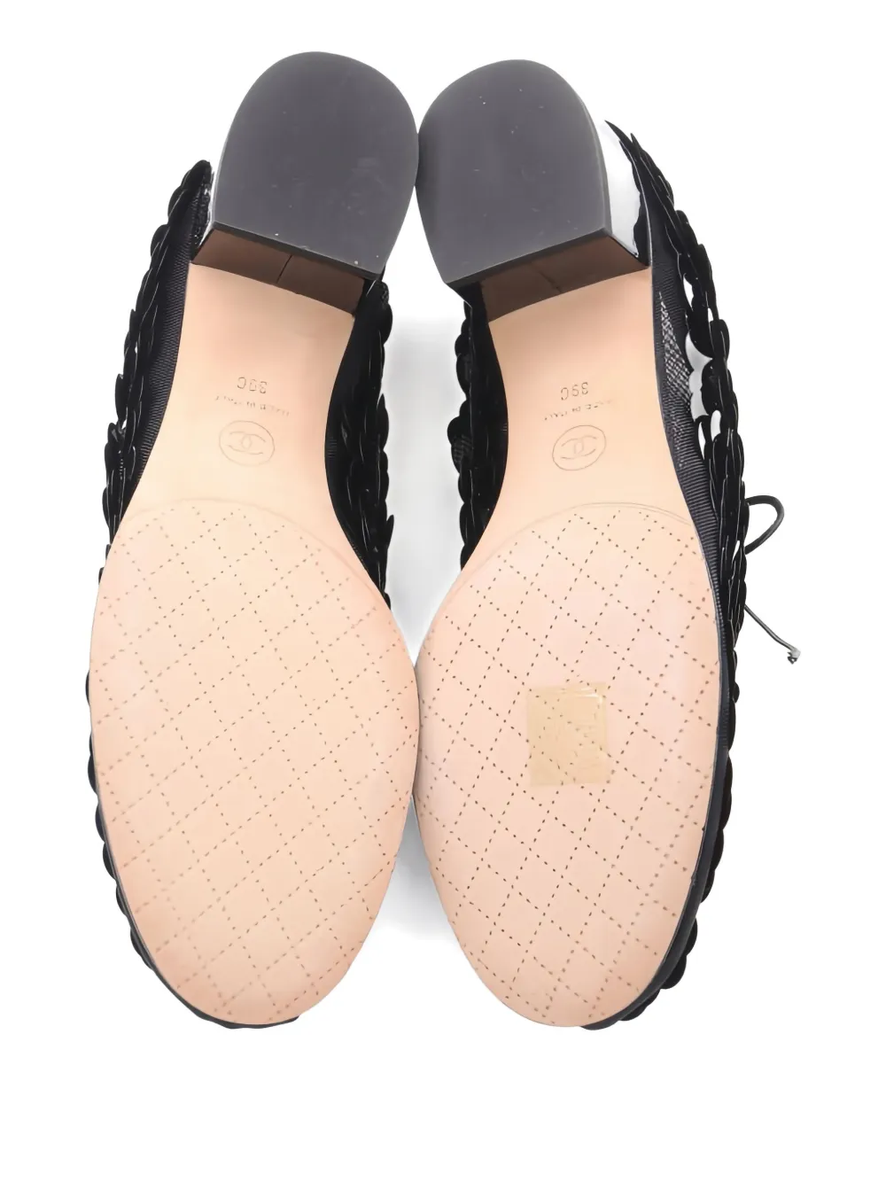 CHANEL Pre-Owned 1986-1988 40mm sequin shoes | Image 2