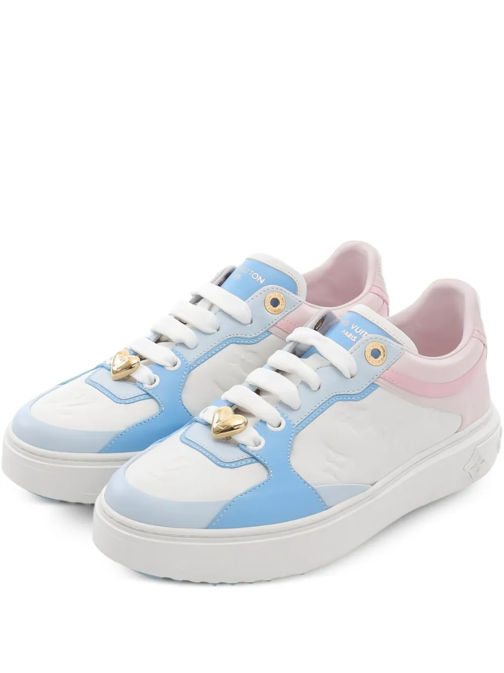 Louis Vuitton Pre-Owned 2010s monogram leather sneakers | White | Image 1
