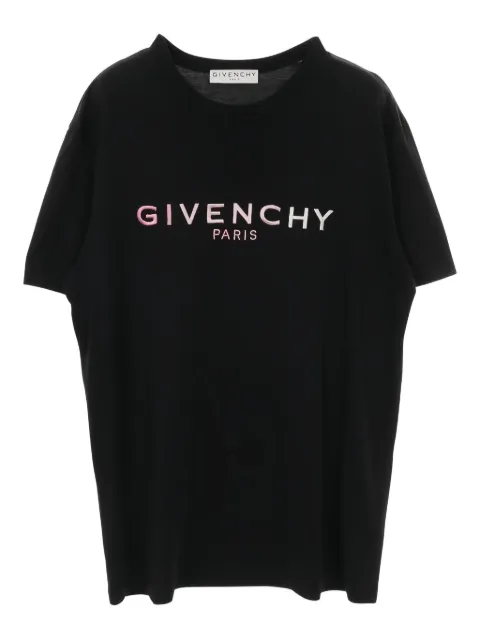 Givenchy Pre-Owned 2010s logo-embroidery T-shirt