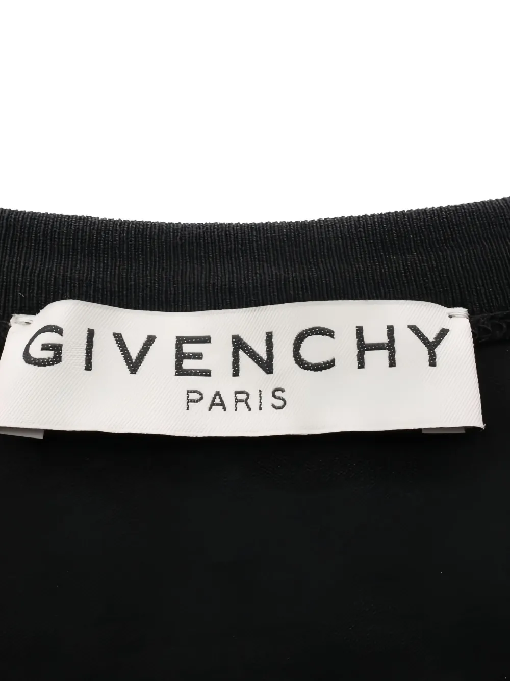 Pre-owned Givenchy 2010s Logo-embroidery T-shirt In Black