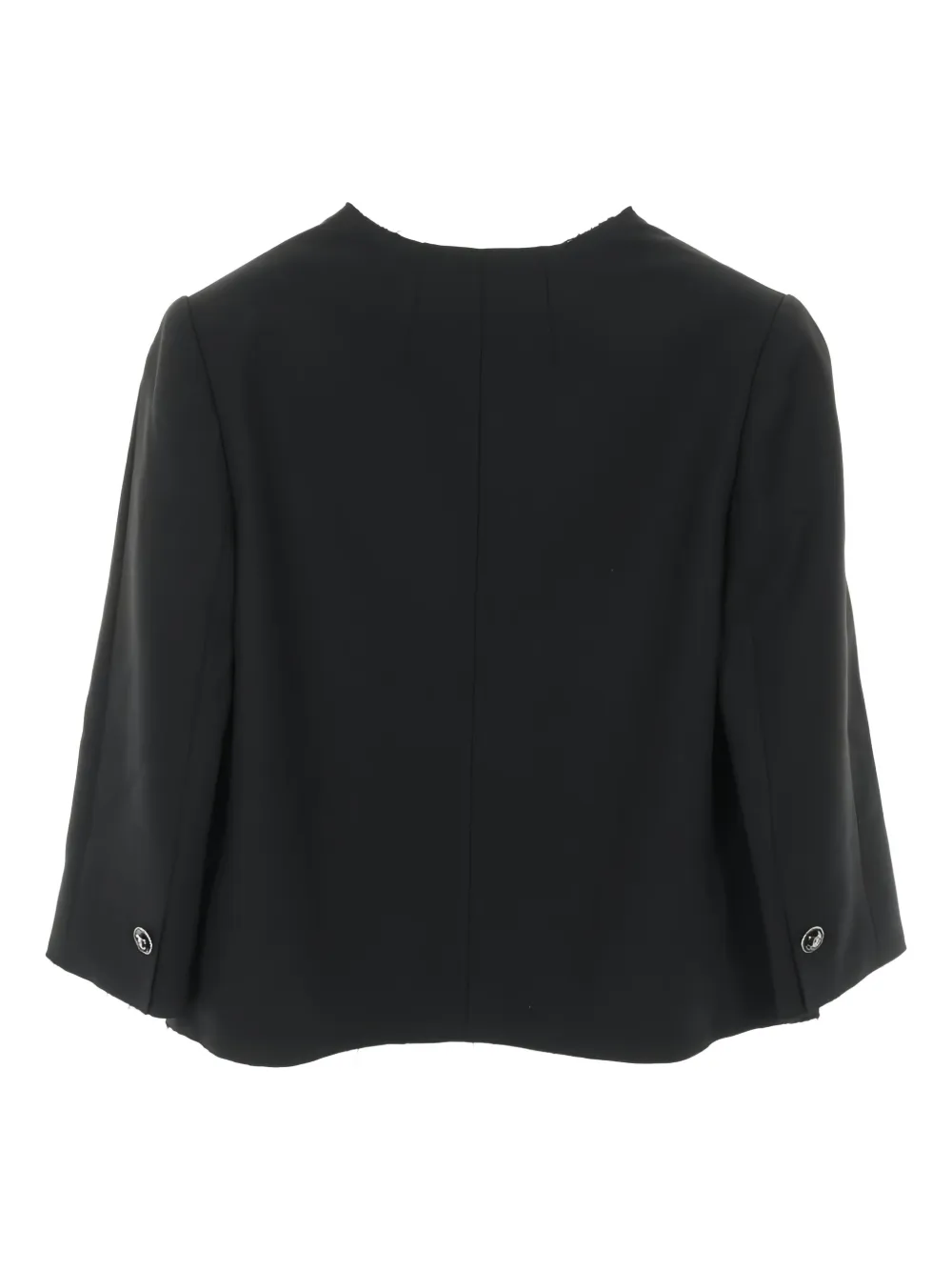 CHANEL Pre-Owned 1986-1988 Coco button no-collar jacket | Image 2