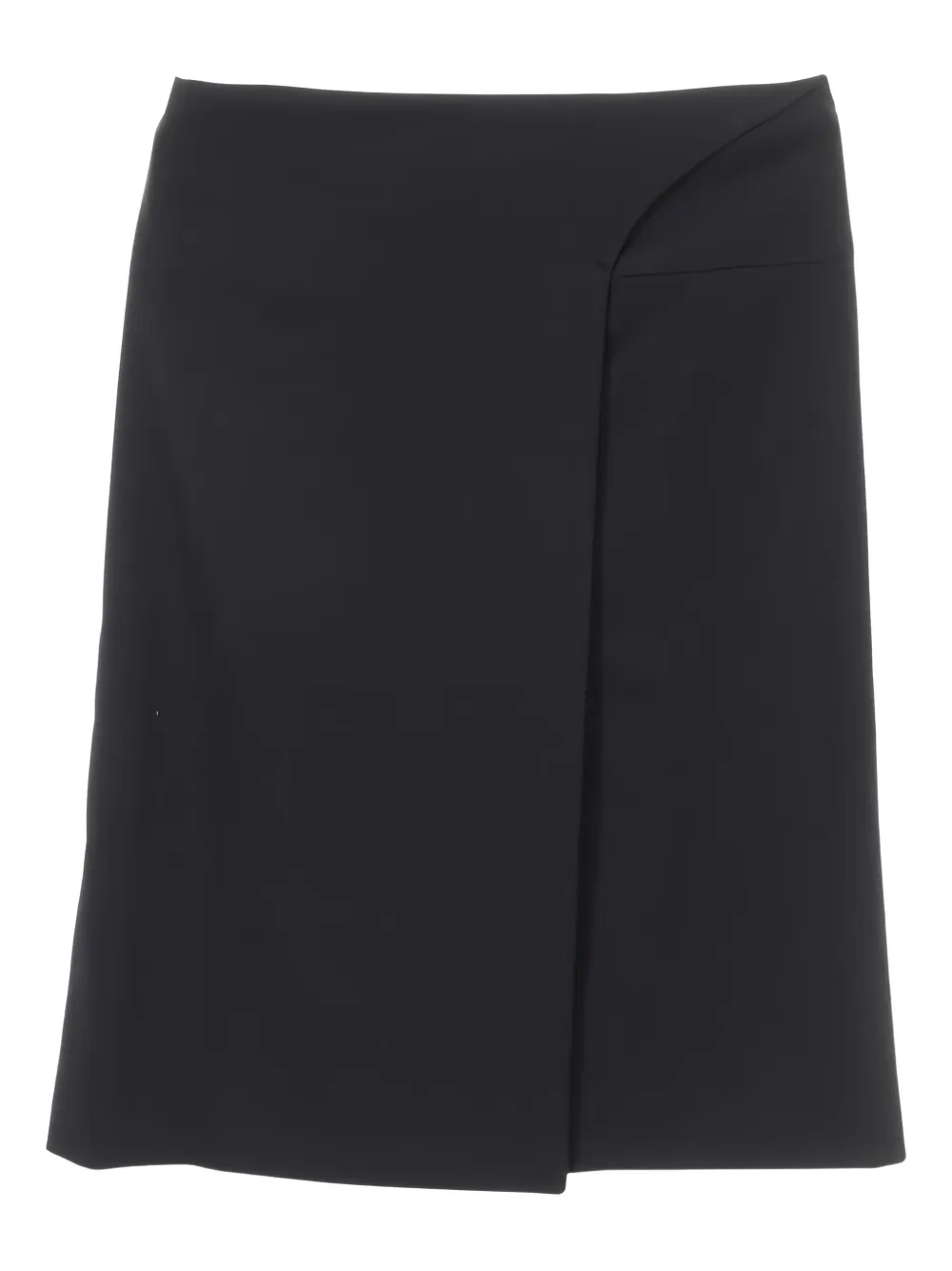 Hermès Pre-Owned 2010s zip-fastening midi skirt | Black | Image 1