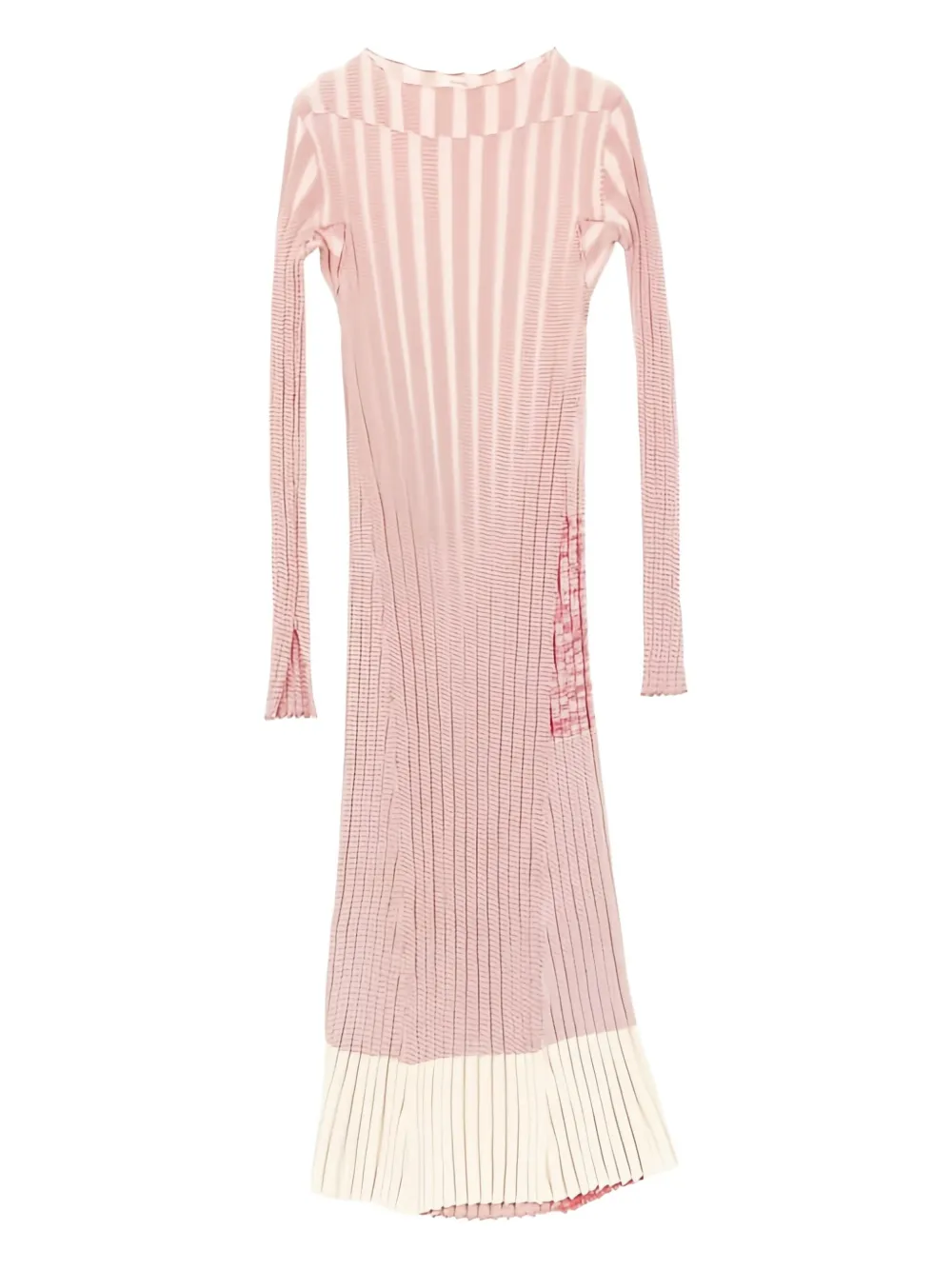 Celine Pre-Owned 2000s striped knit midi dress | Red | Image 1