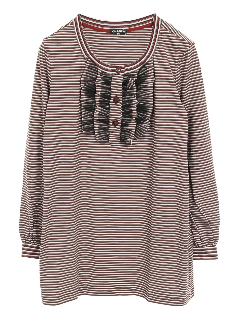CHANEL Pre-Owned 1986-1988 button-fastening top | Red | Image 1