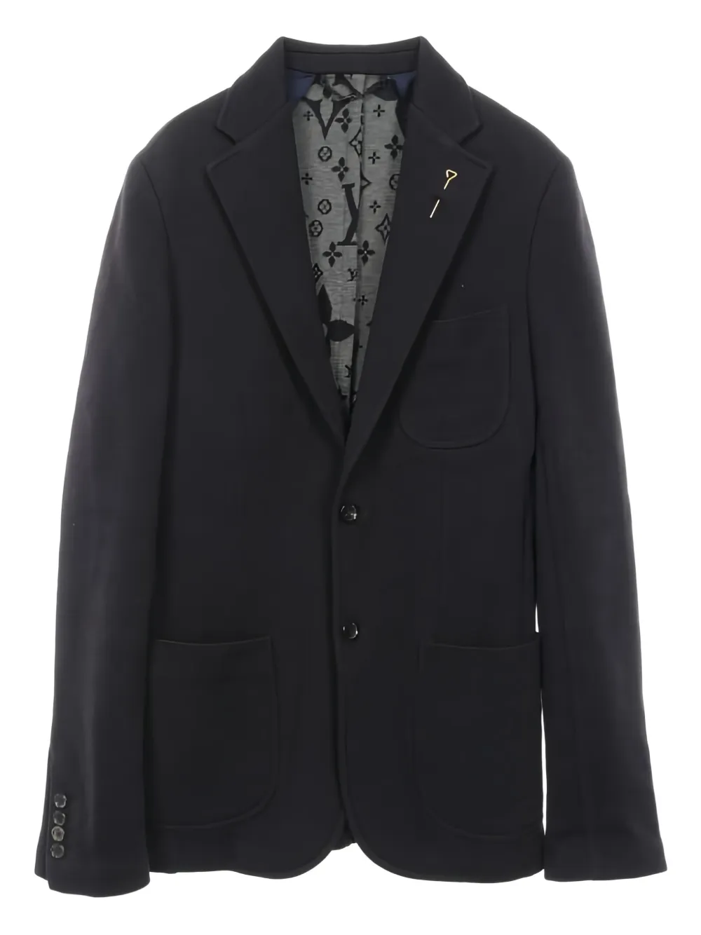 Louis Vuitton Pre-Owned 2010s single-breasted blazer | Blue | Image 1