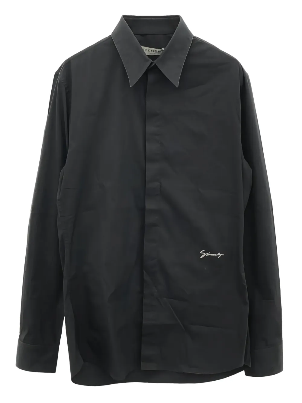 Givenchy Pre-Owned 2000s embroidery shirt | Black | Image 1