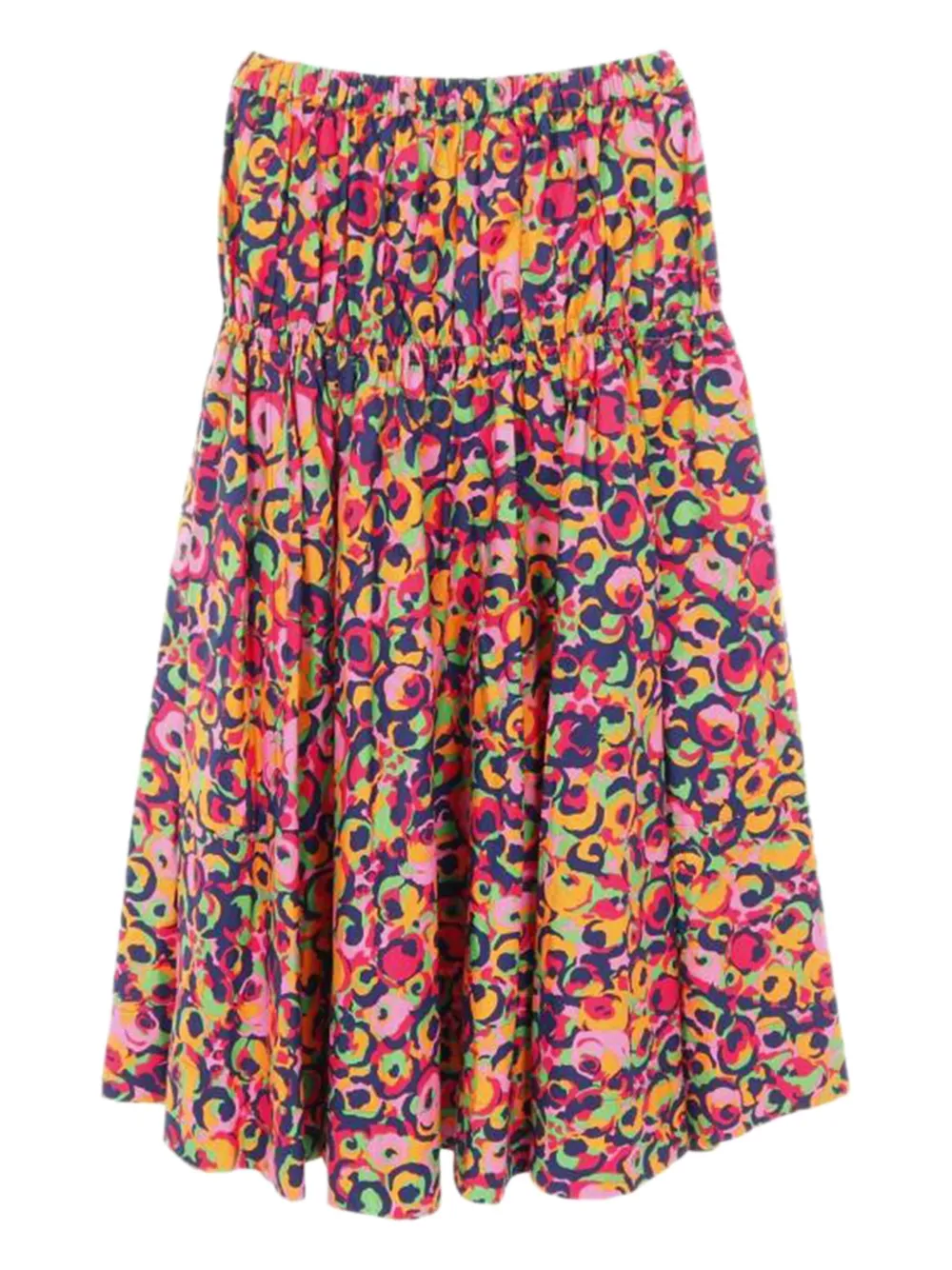 Marni Pre-Owned 2010s pattern cotton midi skirt | Image 2