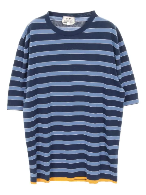 Hermès Pre-Owned playera con cuello redondo 2010