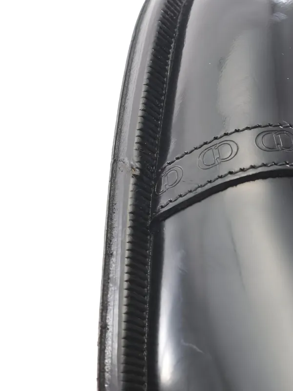 Christian Dior Pre-Owned 2010s Leather cap-toe Shoes | Black