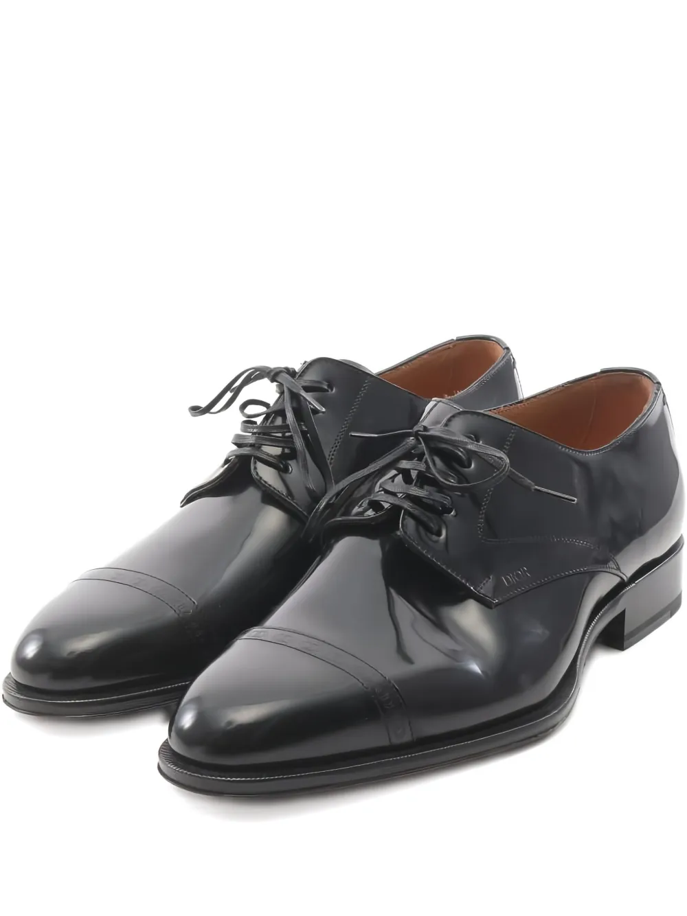 Christian Dior Pre-Owned 2010s leather cap-toe shoes | Black | Image 1