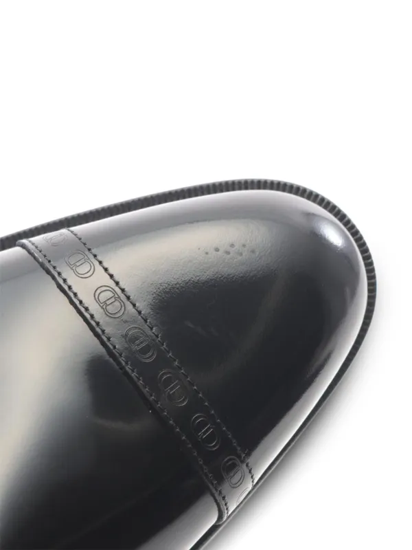 Christian Dior Pre-Owned 2010s Leather cap-toe Shoes | Black