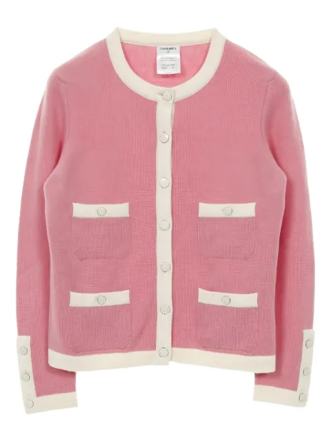CHANEL Pre-Owned cárdigan con botones 1986-1988