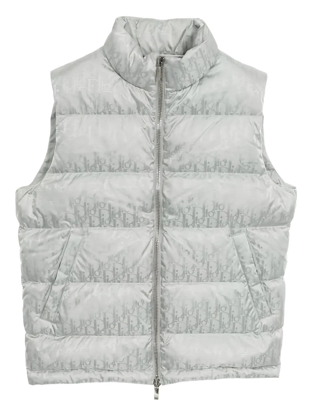 Christian Dior Pre-Owned 2010s Oblique down gilet | Blue | Image 1