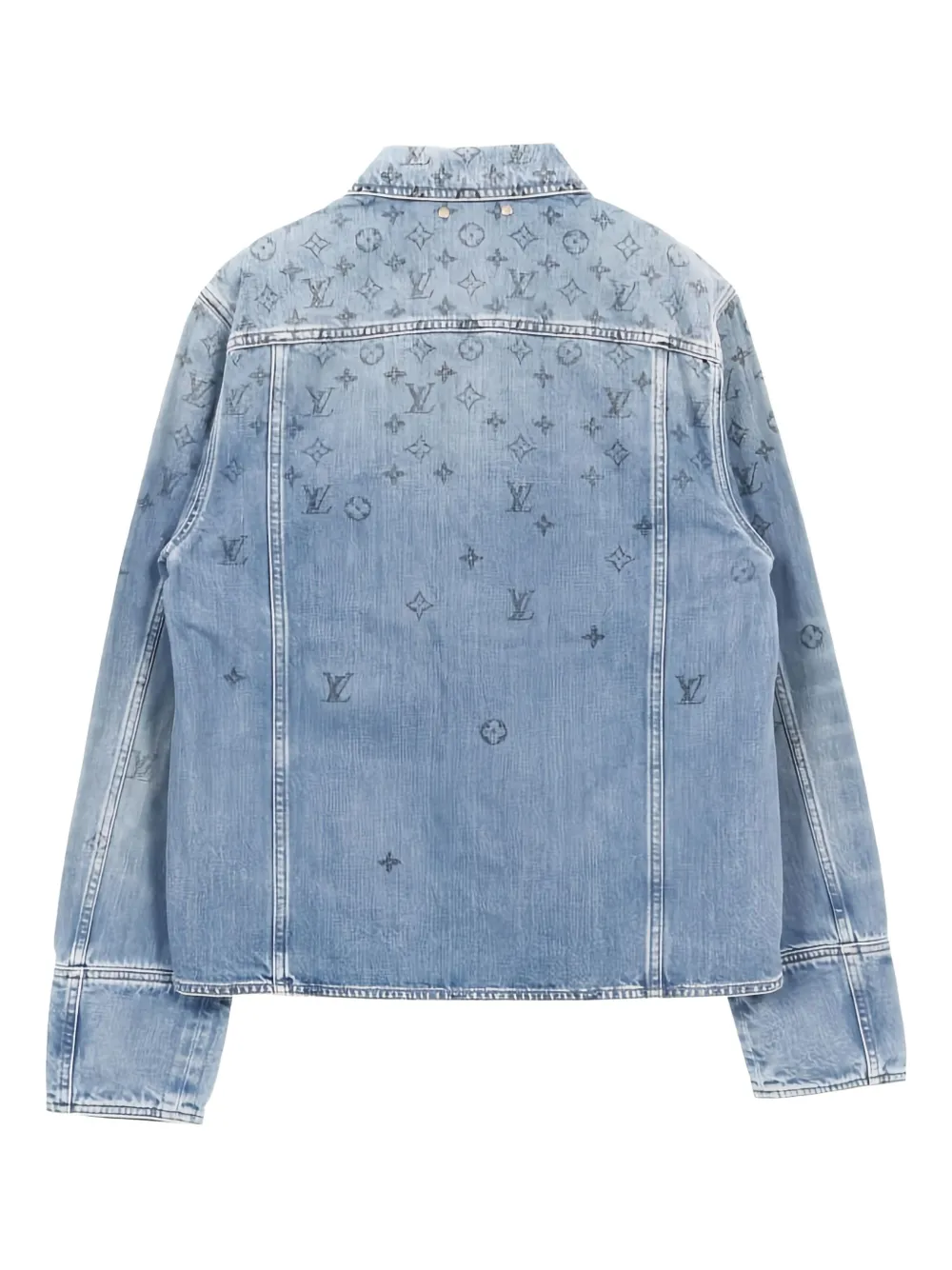 Louis Vuitton Pre-Owned 2010s monogram denim jacket | Image 2