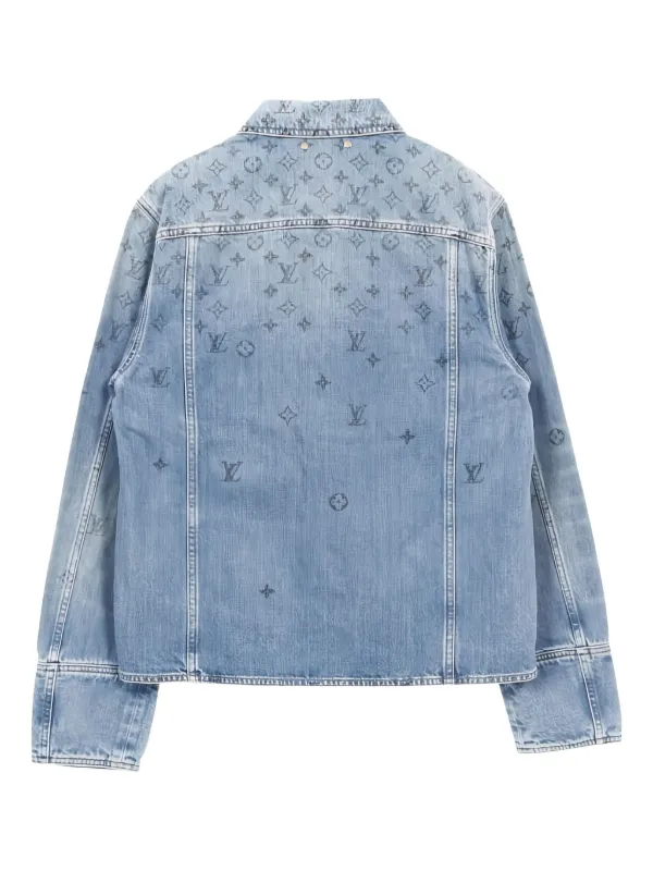 ルイ・ヴィトン×シュプリーム デニムジャケット シュプリーム SUPREME × ルイヴィトン LOUIS VUITTON LV Jacquard