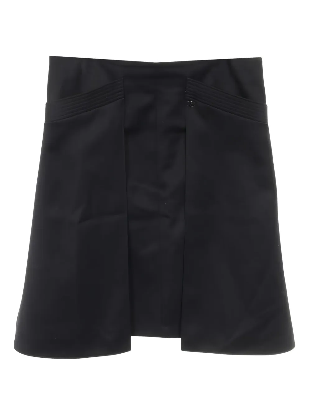 CHANEL Pre-Owned 1986-1988 CC mini skirt | Black | Image 1