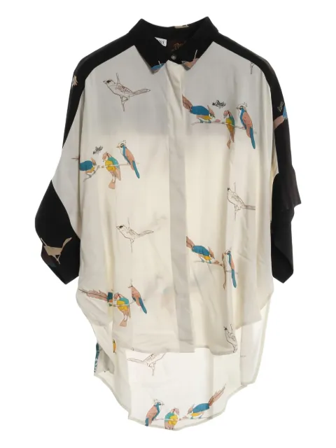 Loewe Pre-Owned 2000s Paula's Ibiza bird-print blouse