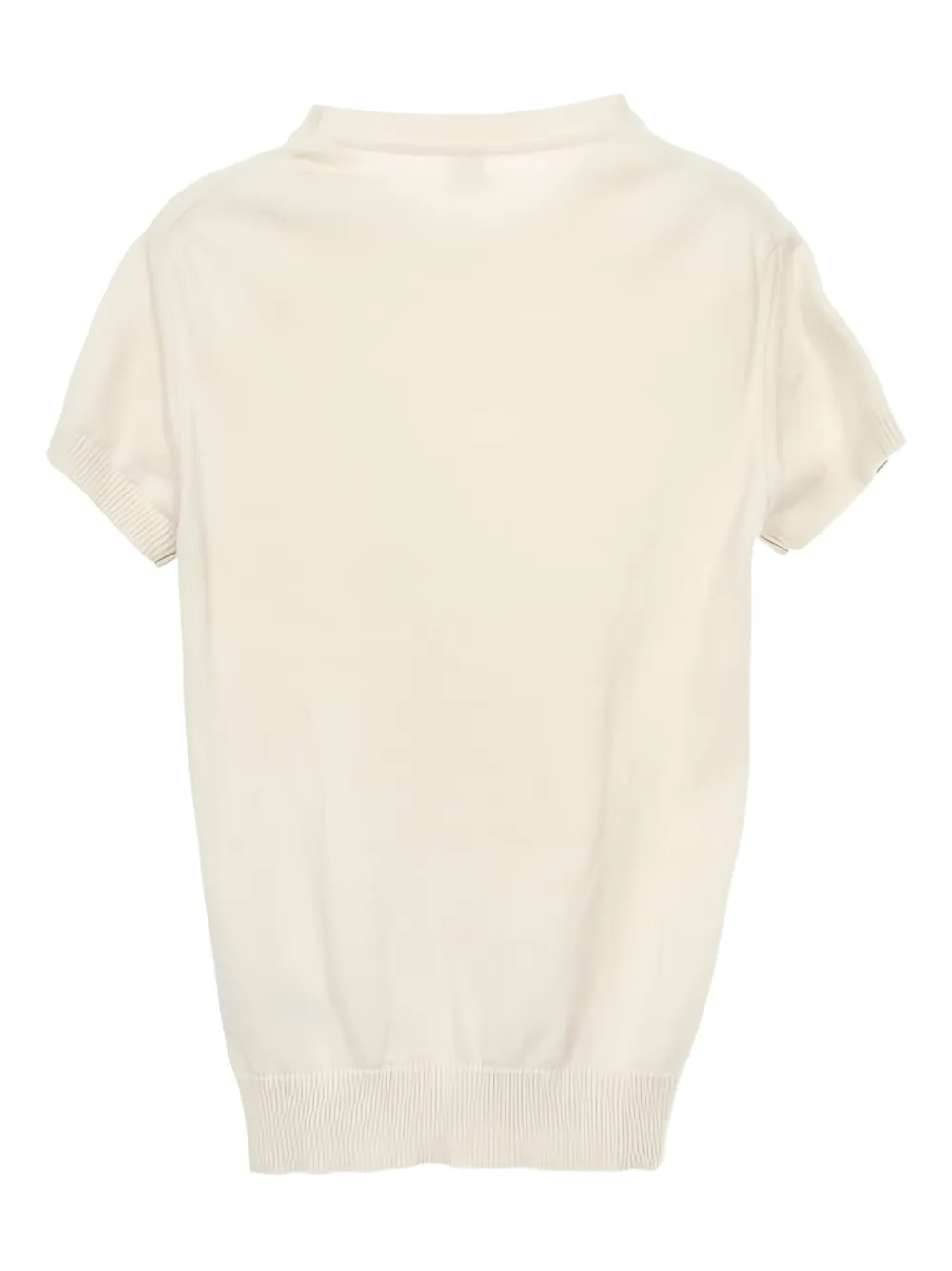 Hermès Pre-Owned 2010s fine-knit short-sleeve T-shirt | Image 2
