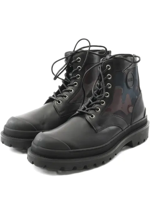 Christian Dior Pre-Owned 2010s Explorer combat boots