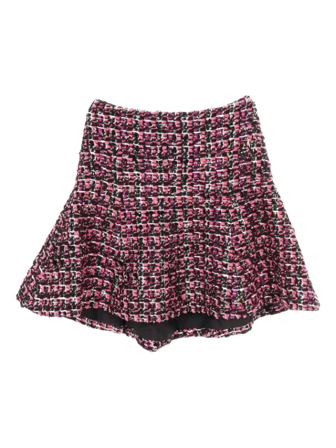 CHANEL Pre-Owned 1986-1988 tweed mini skirt