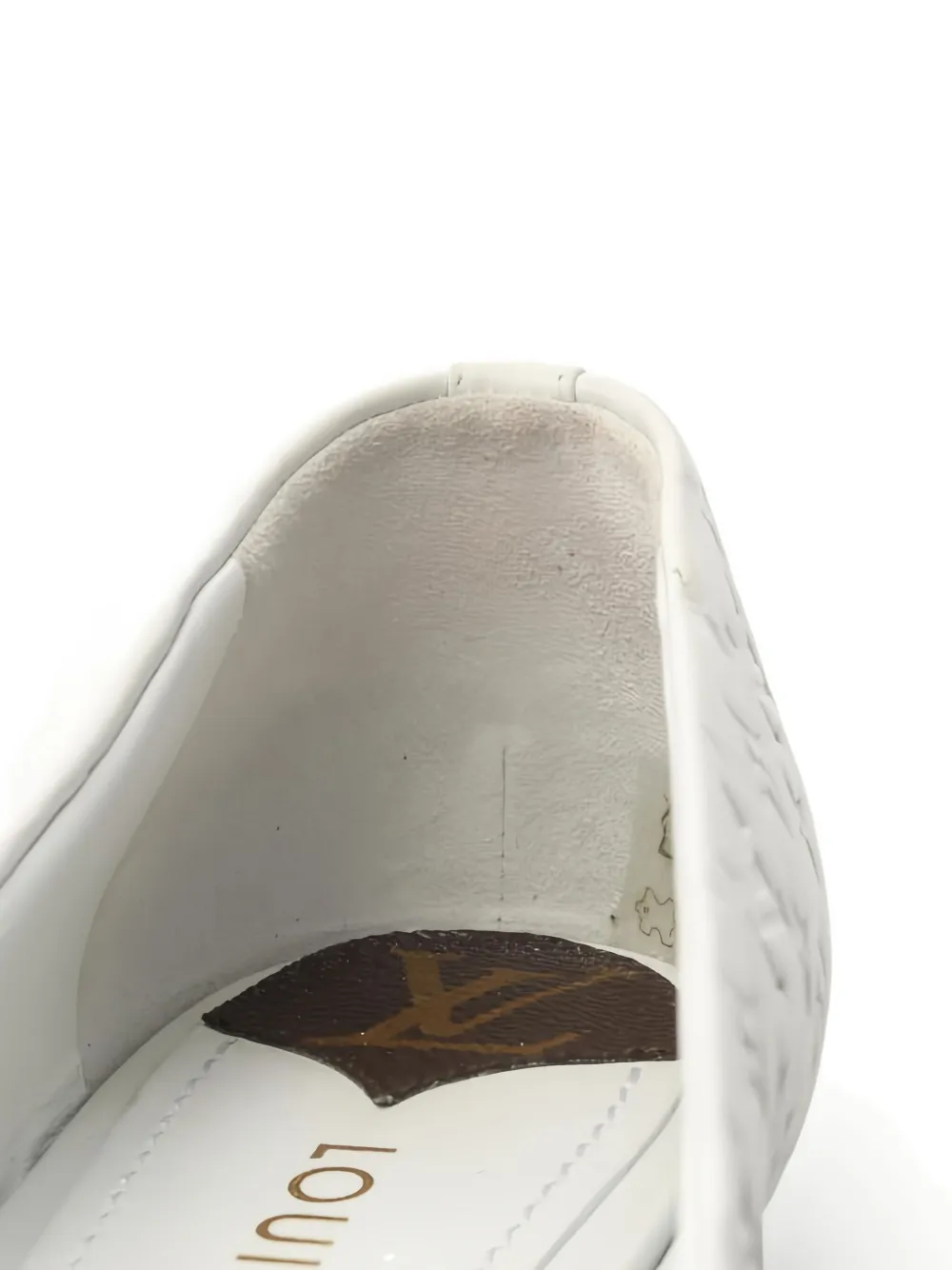 Pre-owned Louis Vuitton 2010s Nina Ballet Flats In White