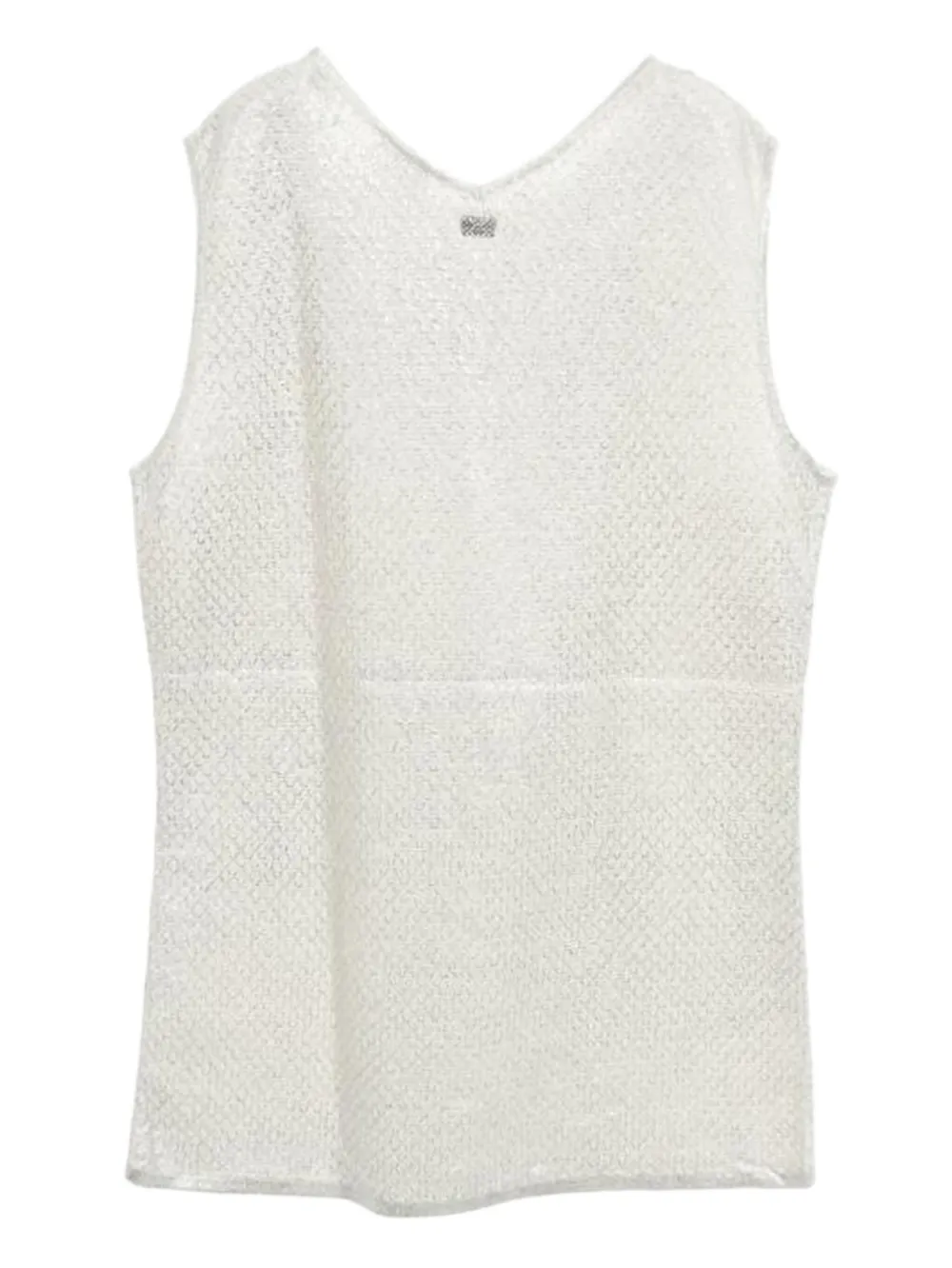 CHANEL Pre-Owned 1986-1988 sleeveless knit top | Image 2