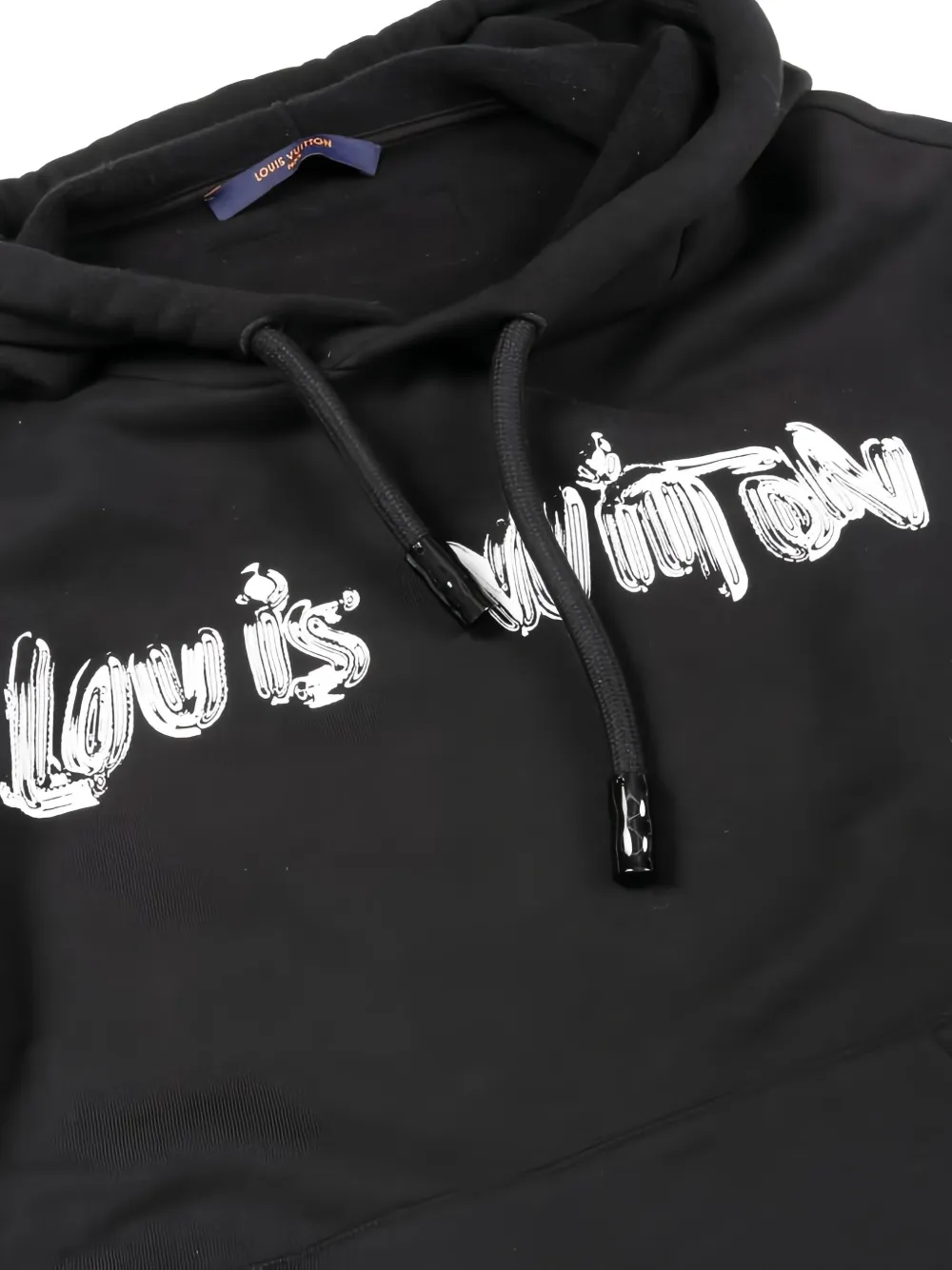 Pre-owned Louis Vuitton 2010s Graphic-logo Sweatshirt In Black