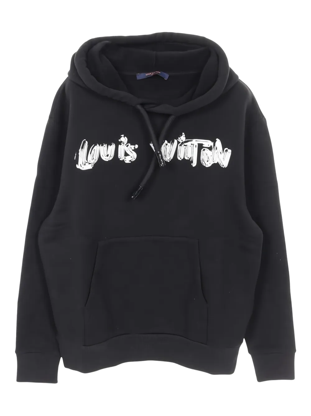 Pre-owned Louis Vuitton 2010s Graphic-logo Sweatshirt In Black