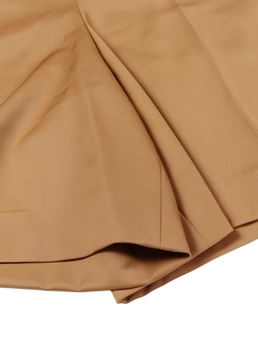 Pre-owned Hermes 2010s Button-fly Wool Shorts In Brown