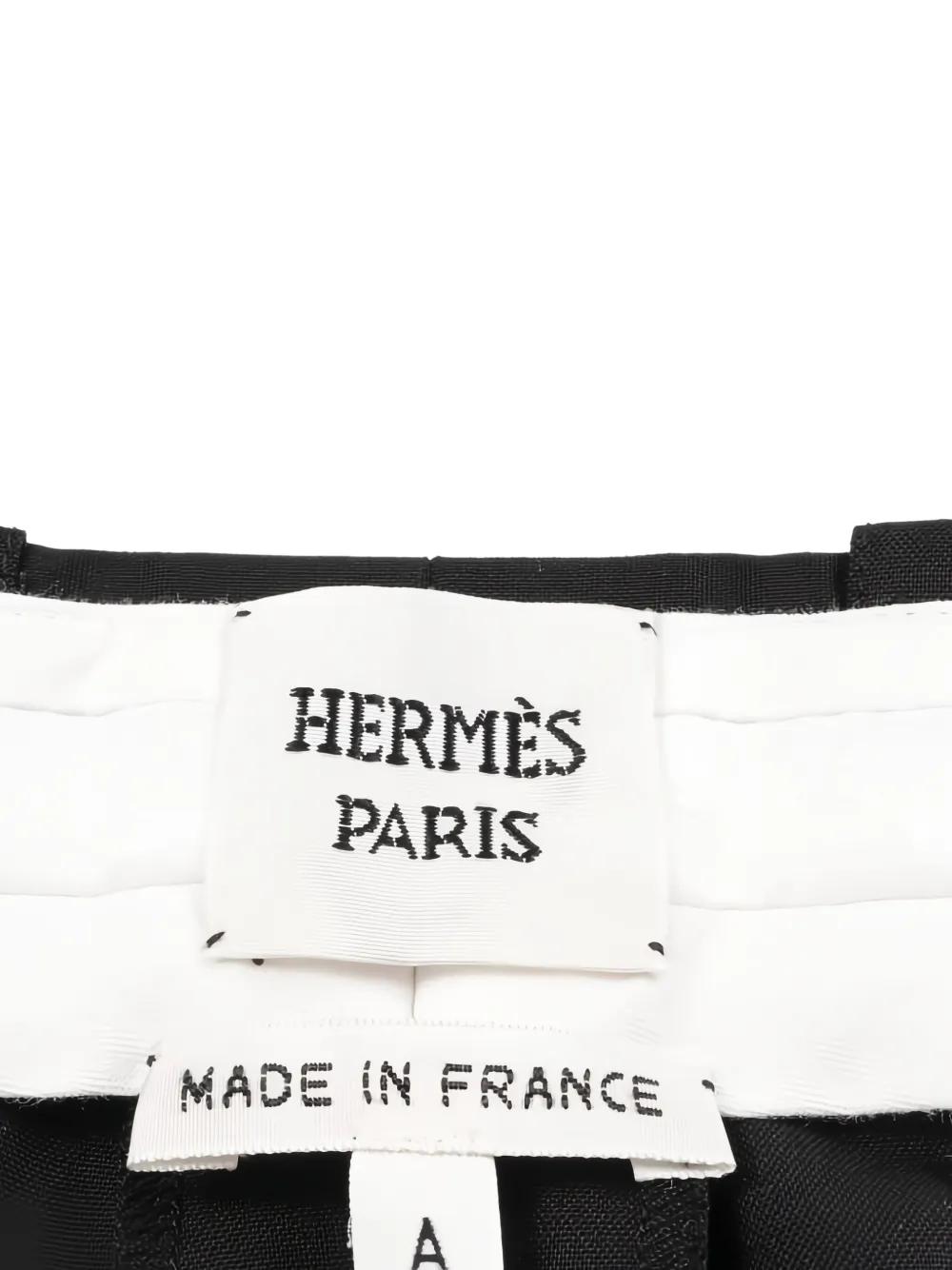 Hermès Pre-Owned 2010s wollen broek Zwart