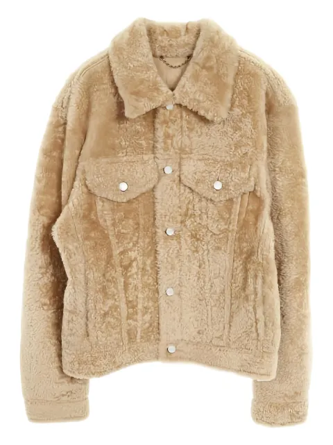 Louis Vuitton Pre-Owned 2010s butonned shearling jacket
